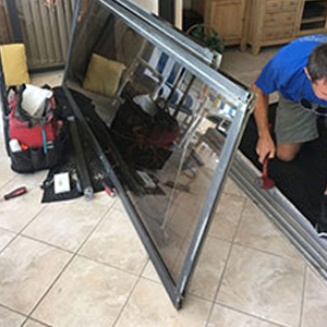 sliding glass door frame repair Altadena